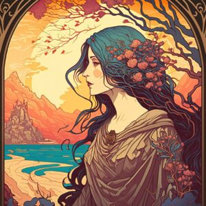 woman, art nouveau, flowers-7686622.jpg