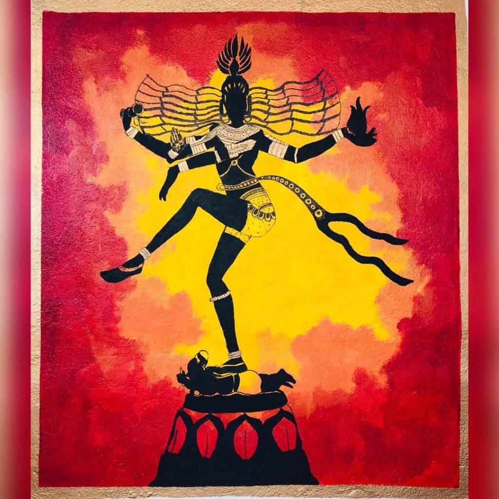 Stylized Portrait Canvas Print